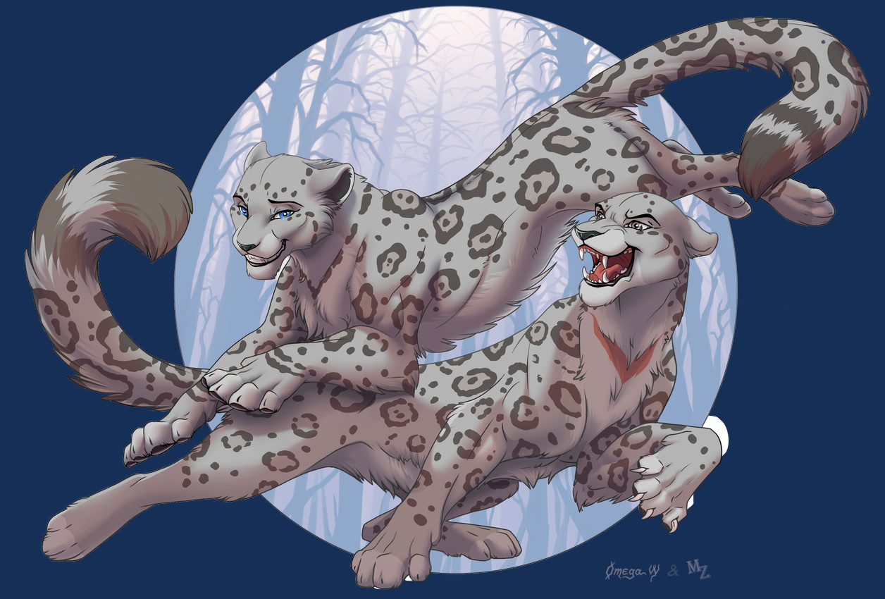 agent and shalien created by murtiaz and omega lioness