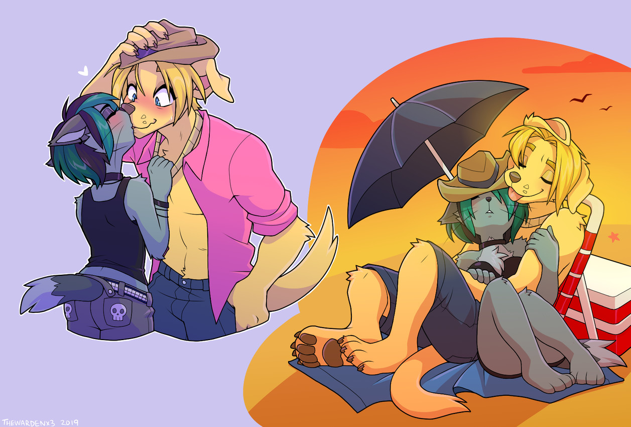 geoff and gwen (cartoon network and etc) created by xiamtheferret