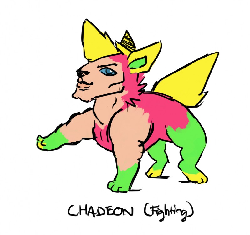 chad (meme) and etc created by wolframclaws