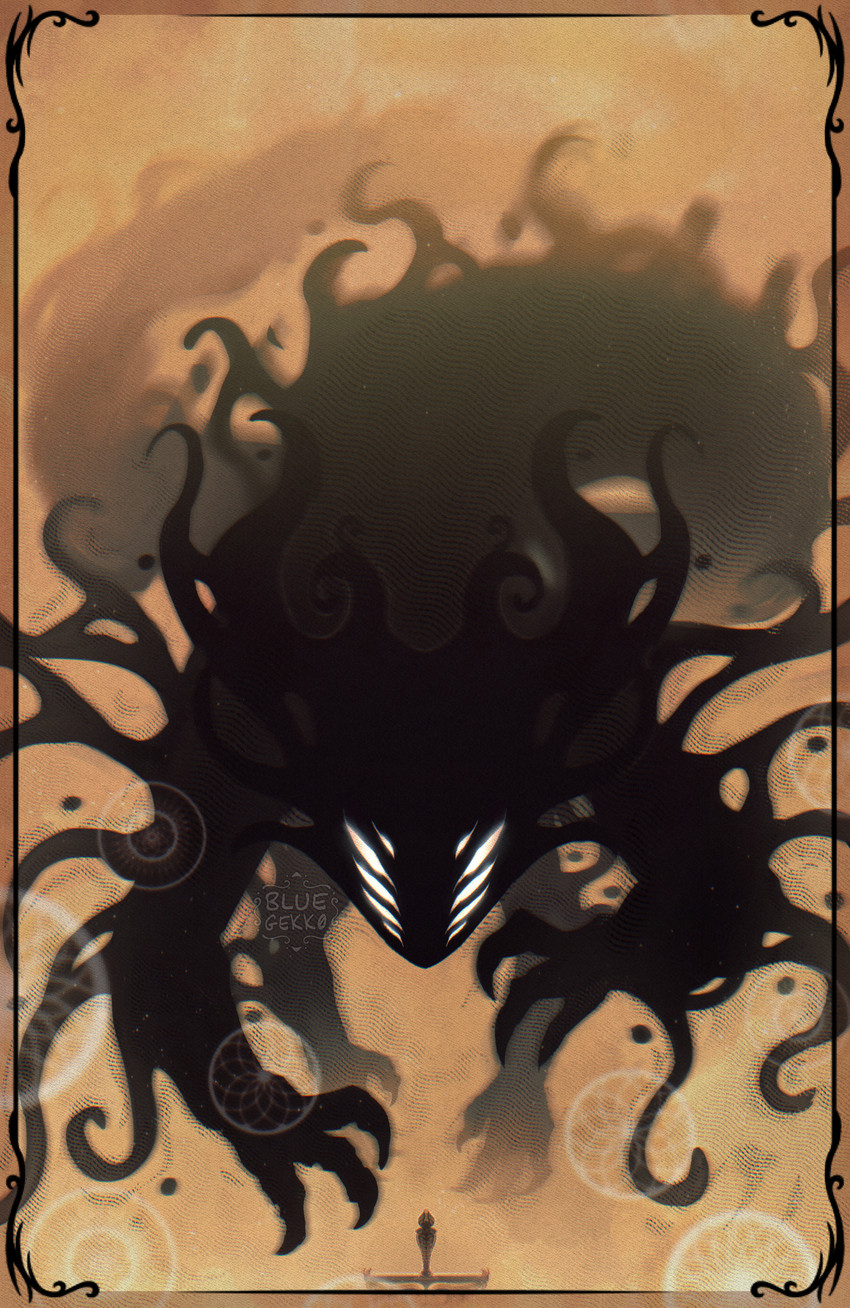 godseeker and shade lord (hollow knight and etc) created by bluegekk0