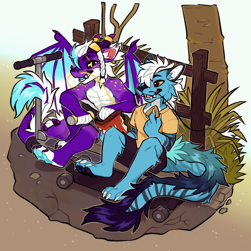kingkomo and komo (mythology) created by sleepistudios