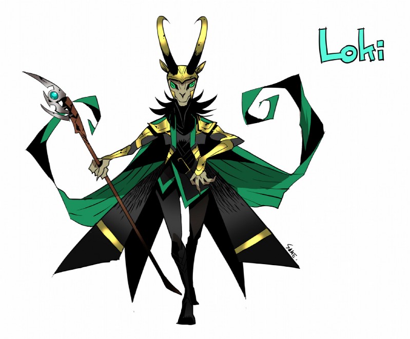 loki (thor (series) and etc) created by sharks (artist)