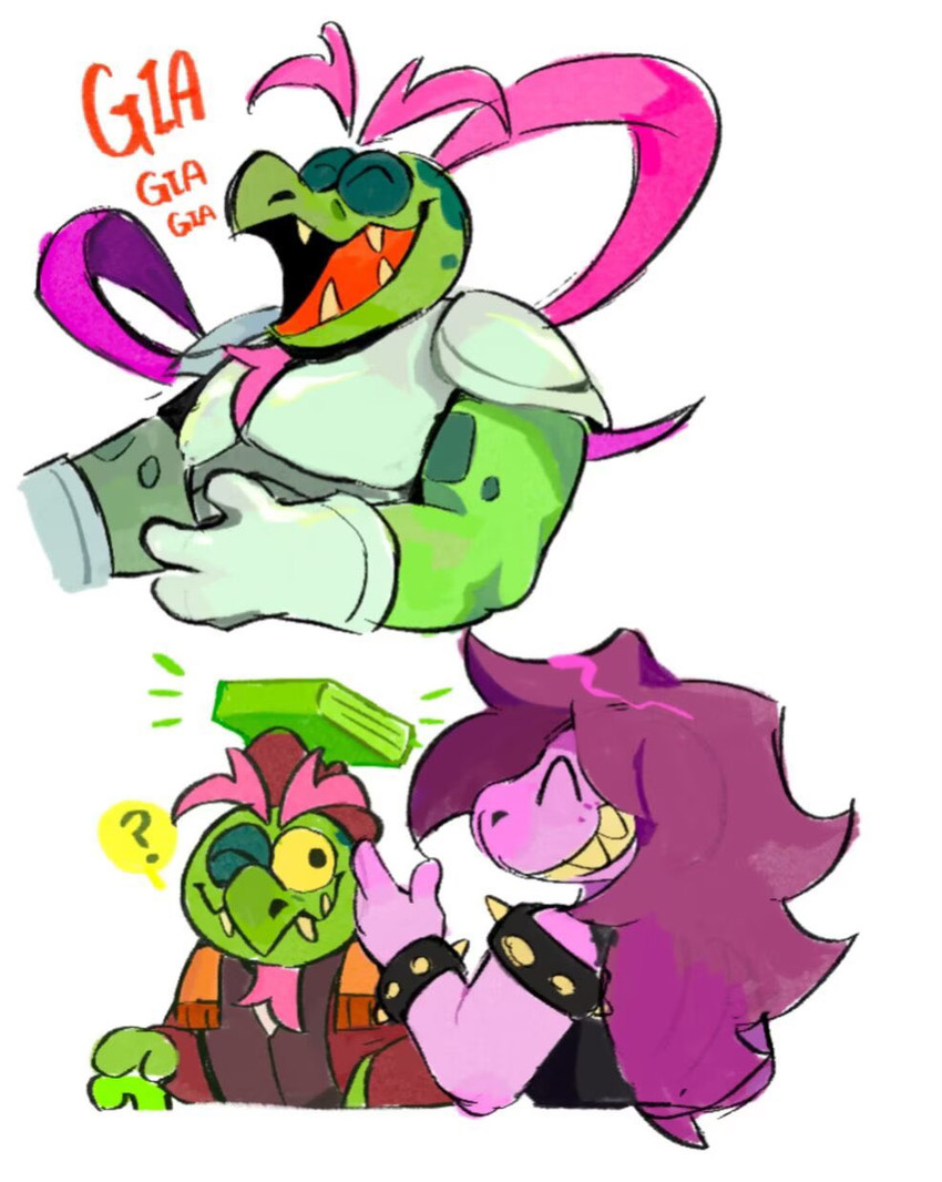 gerson and susie (undertale (series) and etc) created by ache13337003