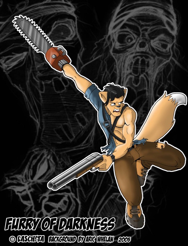 ash williams (army of darkness and etc) created by aric whelan and lasch!ta