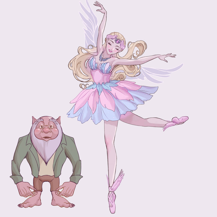 erasmus and odette (barbie (animated film series) and etc) created by xluverihu