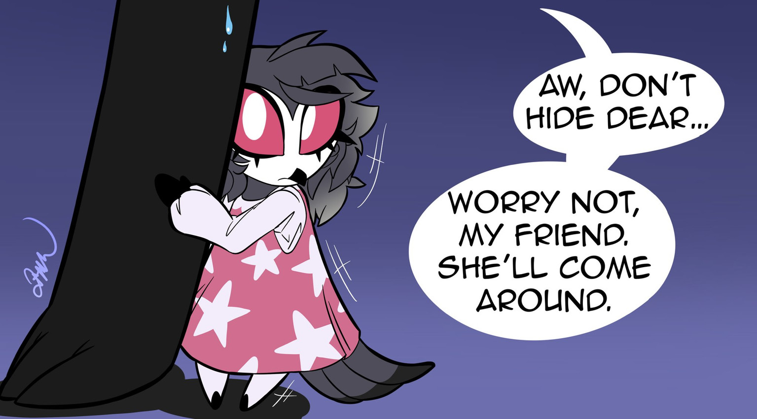 octavia and stolas (helluva boss and etc) created by 2hrnap