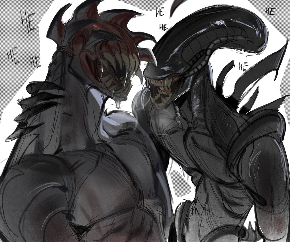 alien (franchise) and etc created by necrocto