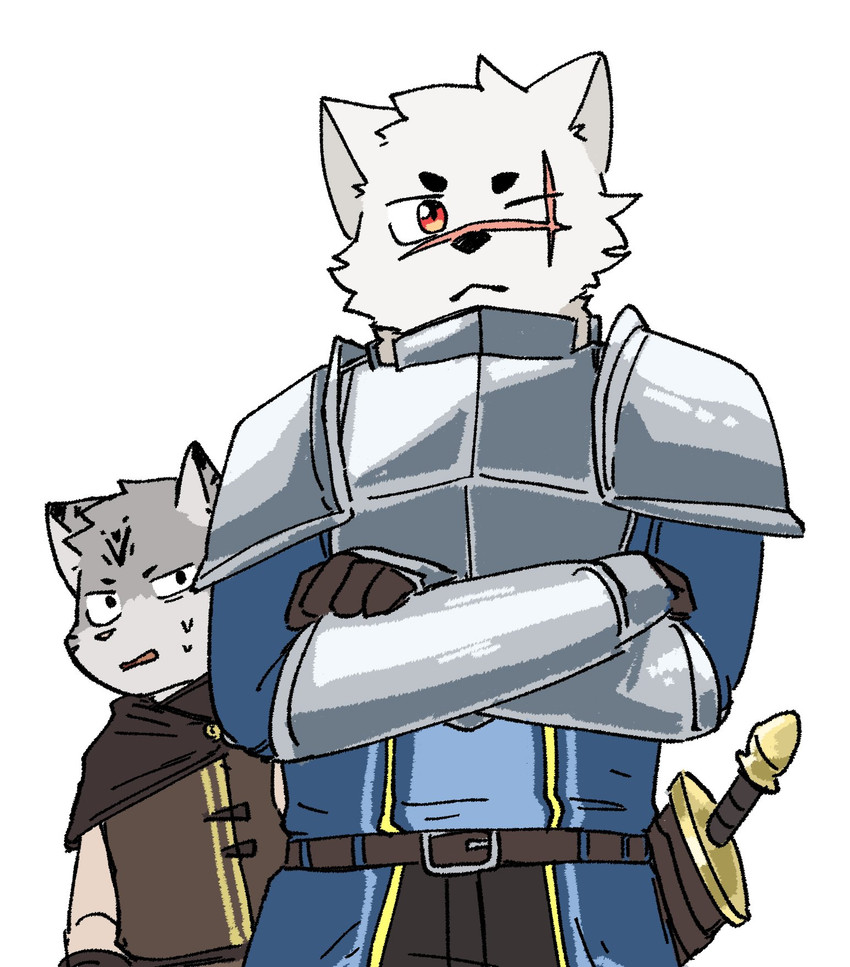 toby and wolf knight created by northwoooof