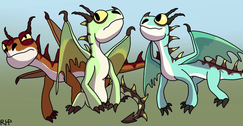 how to train your dragon and etc created by rhp