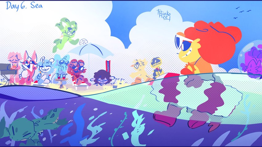 allister gator, baba chops, icky licky, rabie baby, catnap, and etc (nightmare critters and etc) created by rinkoree