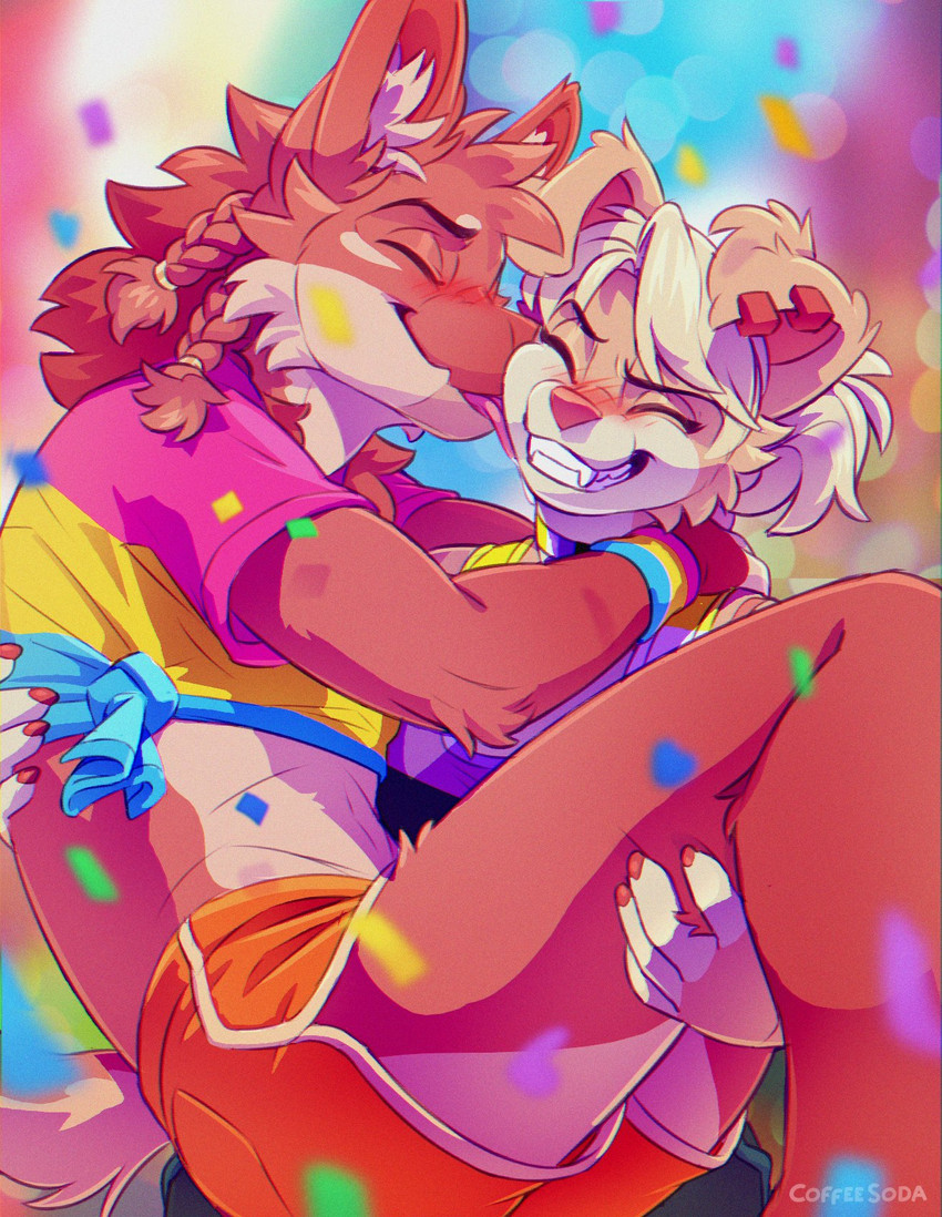 ashlyn and benneq (mythology) created by coffeesoda