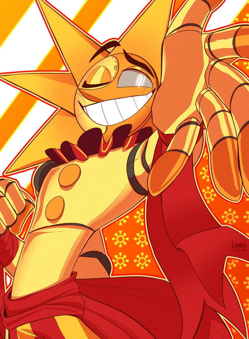 daycare attendant and sun (five nights at freddy's: security breach and etc) created by laurs