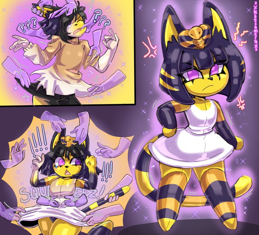 ankha and val (animal crossing and etc) created by natsumera