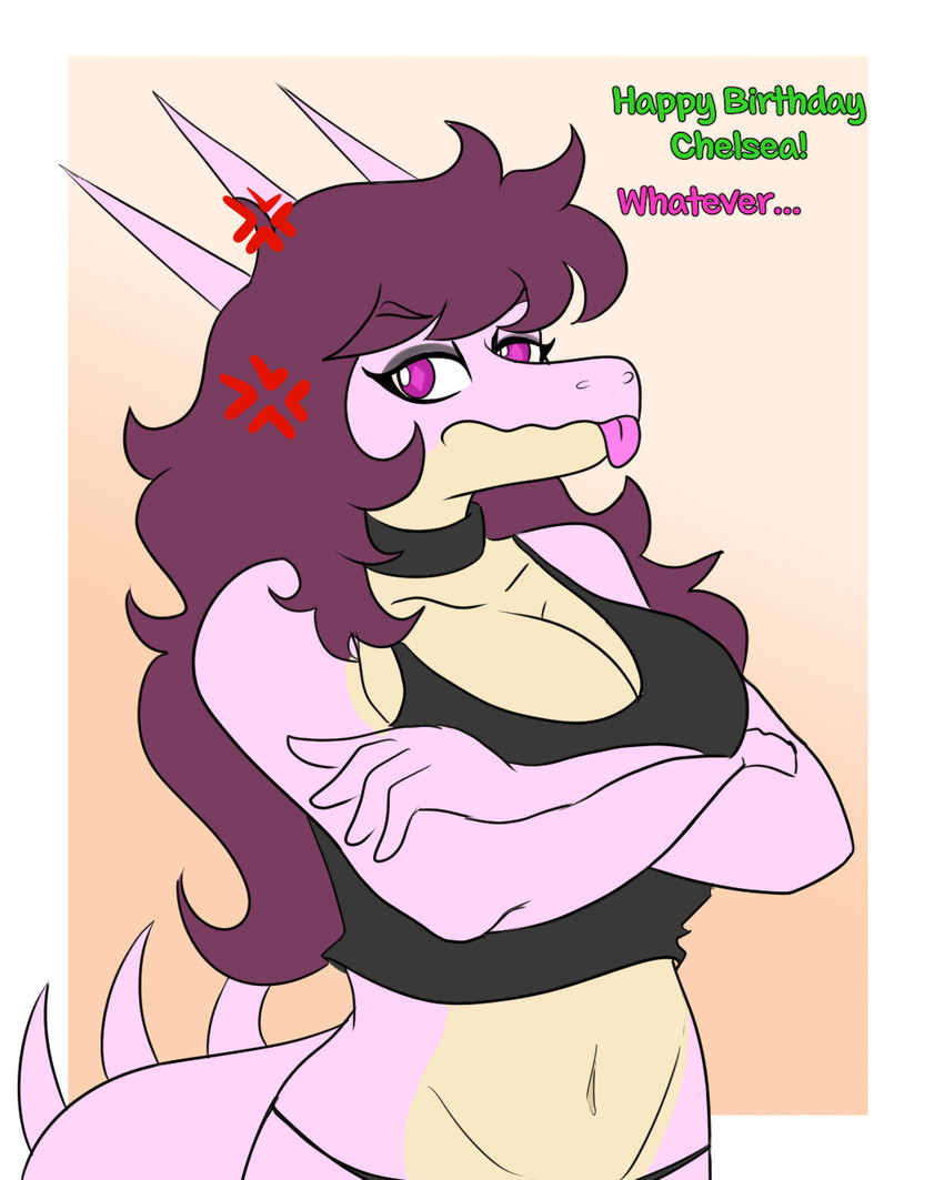 chelsea and fan character (cavemanon studios and etc) created by arsenic iii