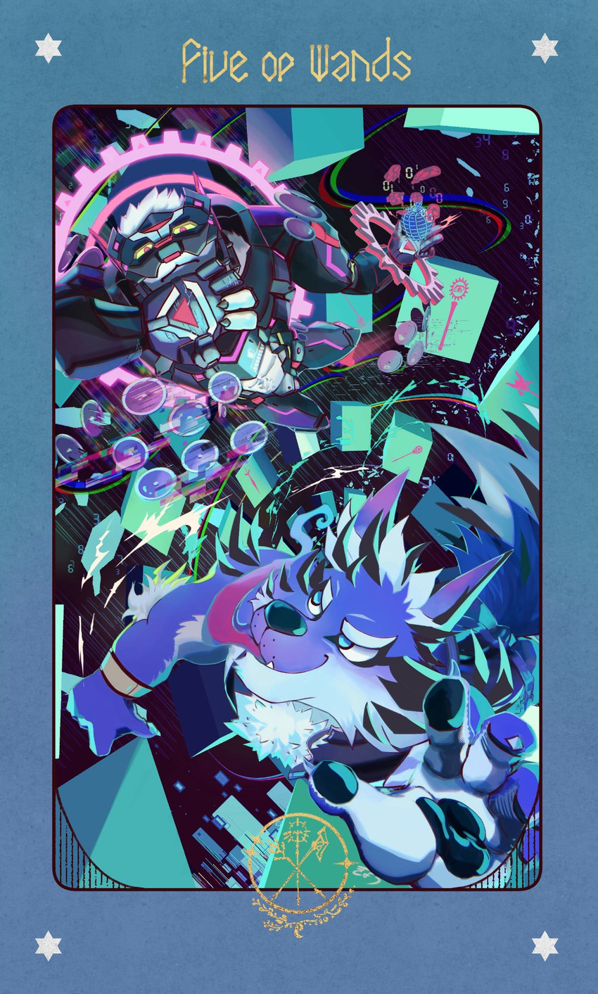 enigma and tindalos (tokyo afterschool summoners and etc) created by pinestrain