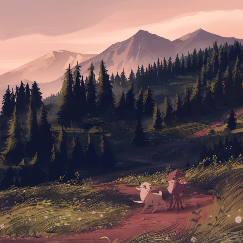 ansel and olive created by itsdanfango
