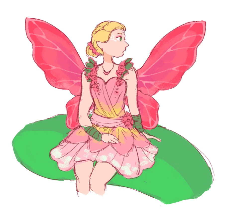 elina (barbie (animated film series) and etc) created by salmonpiffy