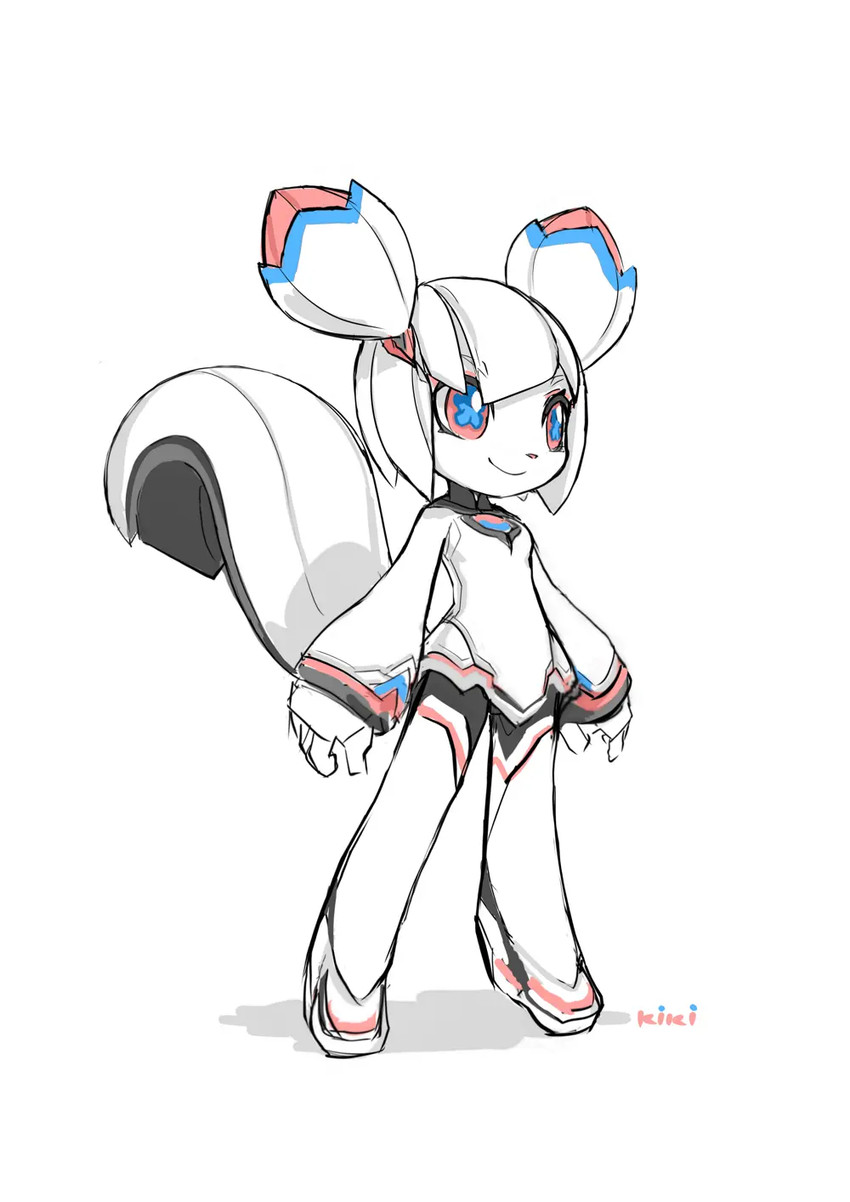 kiki the cyber squirrel (krita (copyright)) created by tyson tan