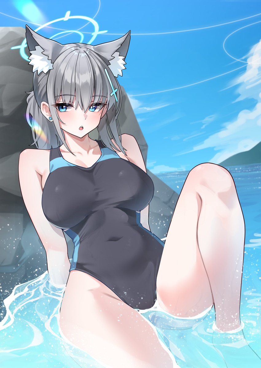 shiroko (blue archive) created by akibin 0502