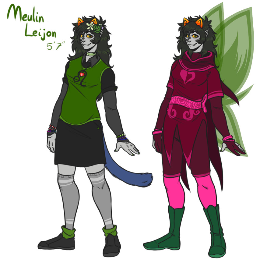 meulin leijon (ms paint adventures and etc) created by striding feather