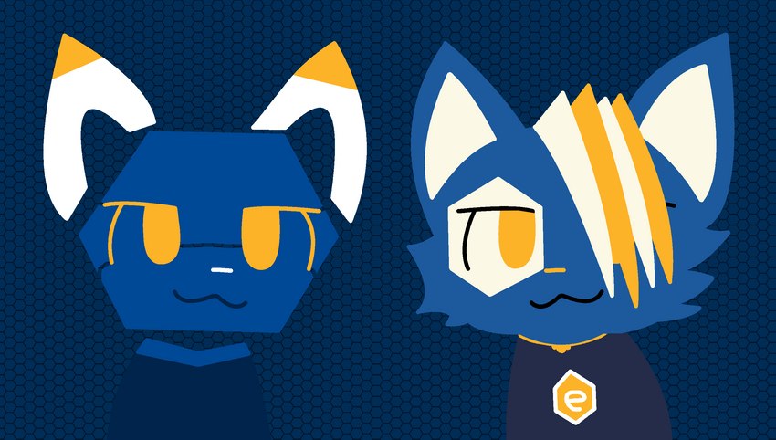 esix, hexerade, and silly cat (boy kisser (meme) and etc) created by redcrystal