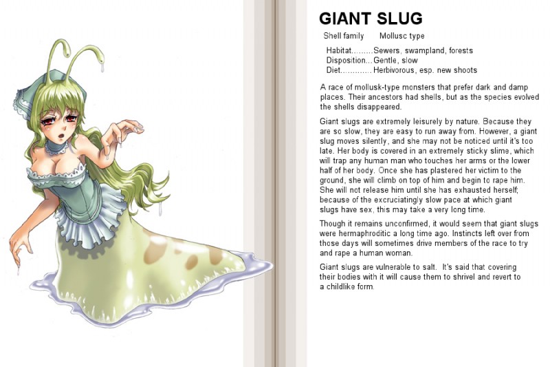 monster girl profile created by kenkou cross and third-party edit