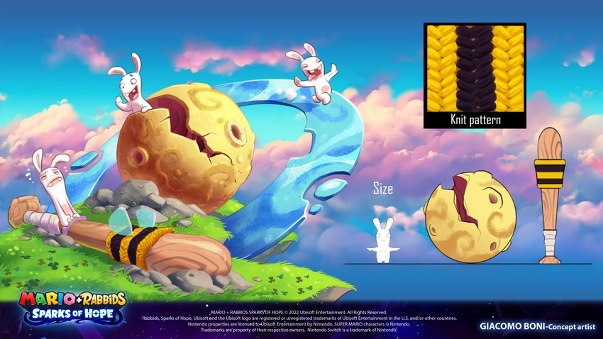 mario plus rabbids sparks of hope and etc created by giacomo boni