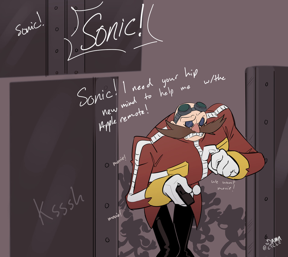 dr. eggman (sonic the hedgehog (series) and etc) created by toodamncycle
