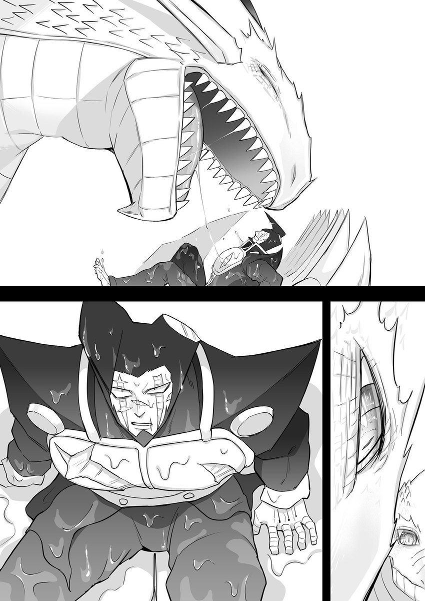 ashron, elzador, and vincent bari (zatch bell! and etc) created by karino wagashi