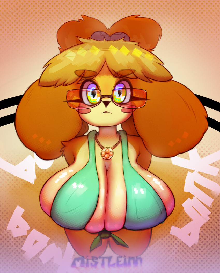 isabelle (animal crossing and etc) created by mistleinn