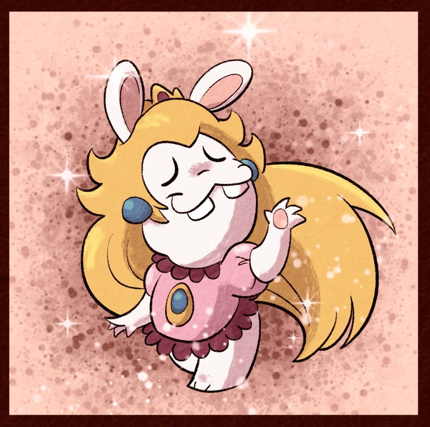 rabbid peach (mario plus rabbids kingdom battle and etc) created by randomrabbidramblings