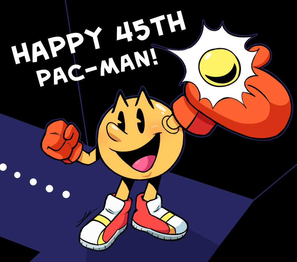 pac-man (pac-man (series)) created by robotic pastries