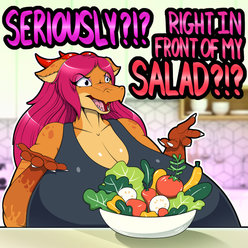 cherry (in front of my salad and etc) created by bds charmeleon