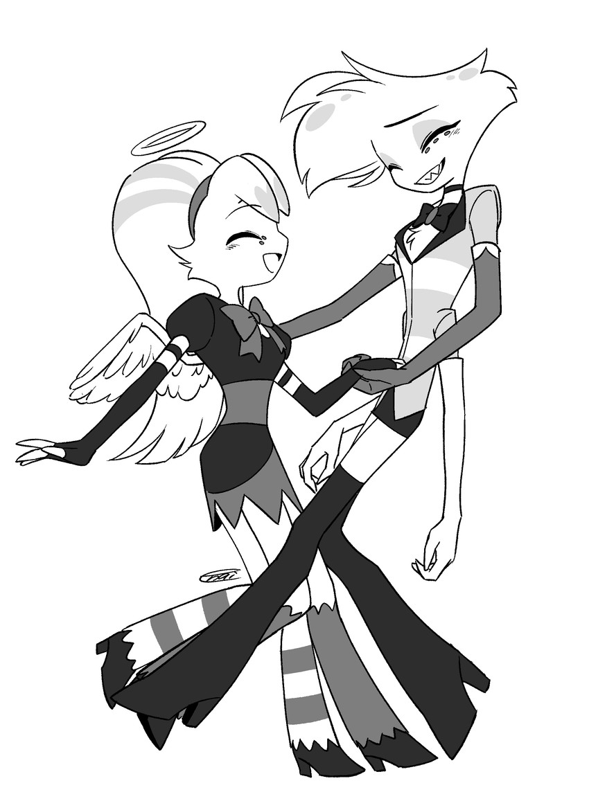angel dust and molly (hazbin hotel and etc) created by enaic31