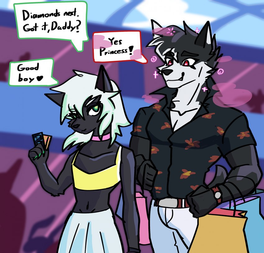john leroux and skathe created by kaijublue