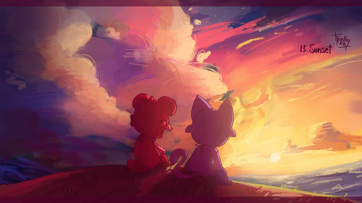 bobby bearhug and catnap (mob entertainment and etc) created by rinkoree