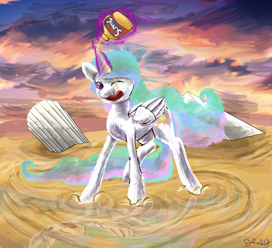 princess celestia (friendship is magic and etc) created by mythrava