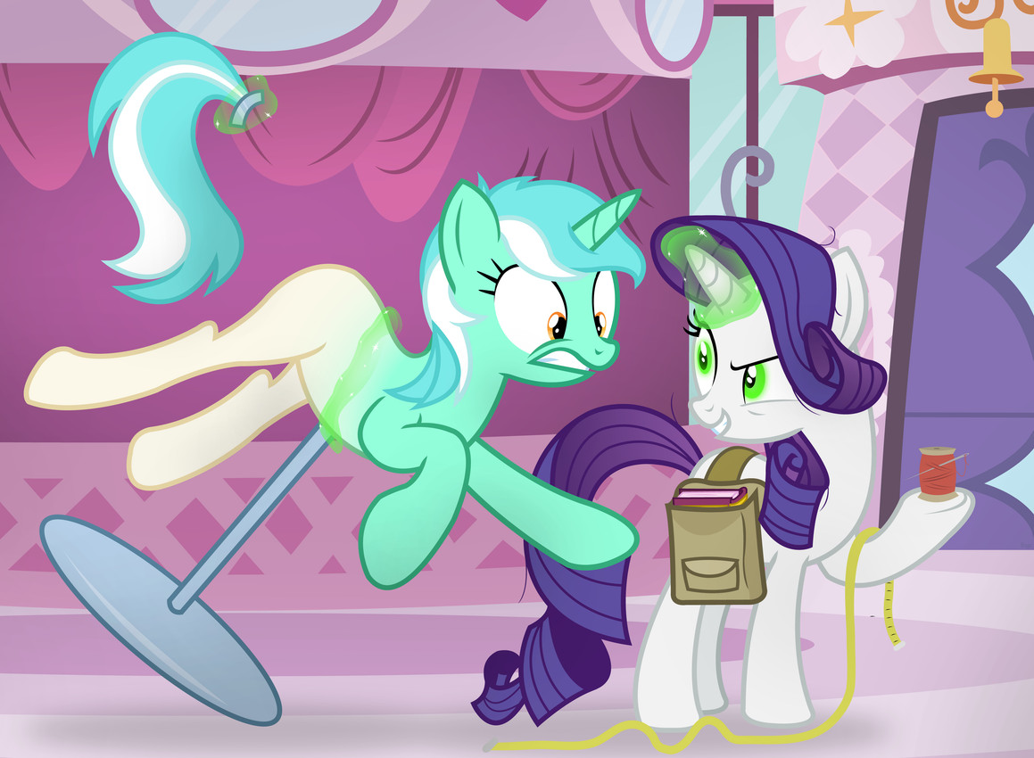 lyra heartstrings and rarity (friendship is magic and etc) created by icaron