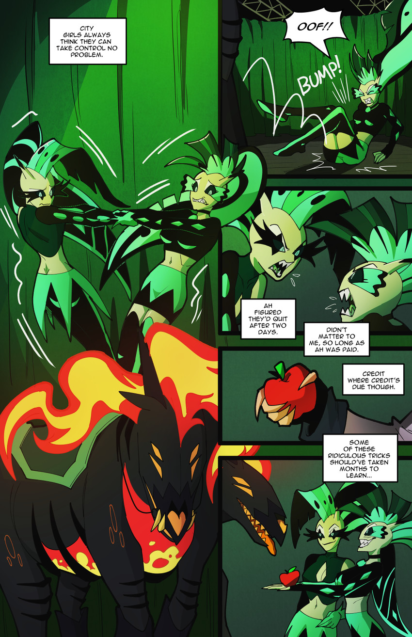 bombproof, glam, glitz, and striker (helluva boss) created by swain (artist)