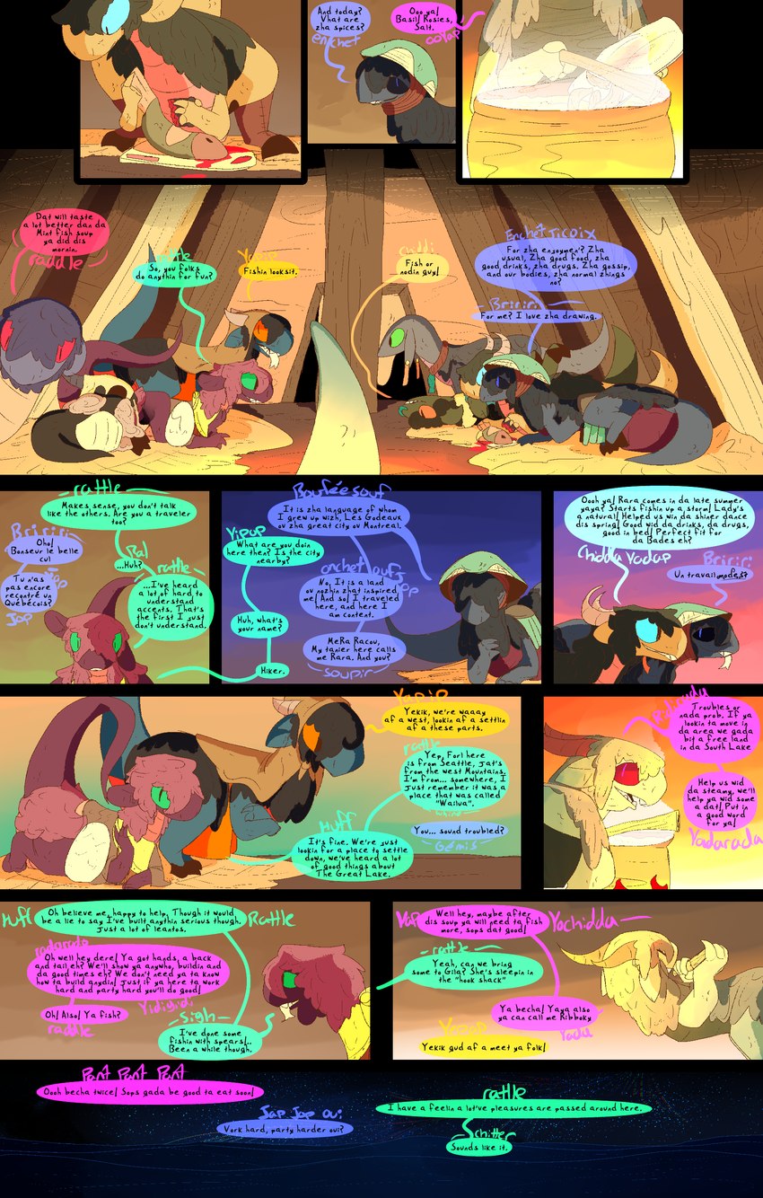 forl, hiker, jat, and rara (dragonscape and etc) created by thepatchedragon