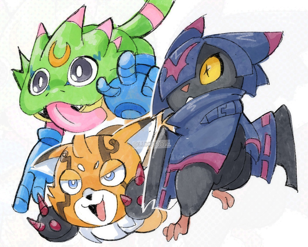 digimon beatbreak and etc created by luxvinova