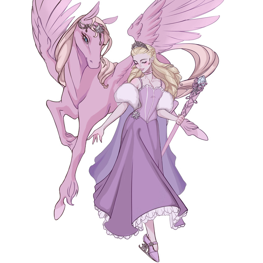 princess annika and princess brietta (barbie and the magic of pegasus and etc) created by xluverihu