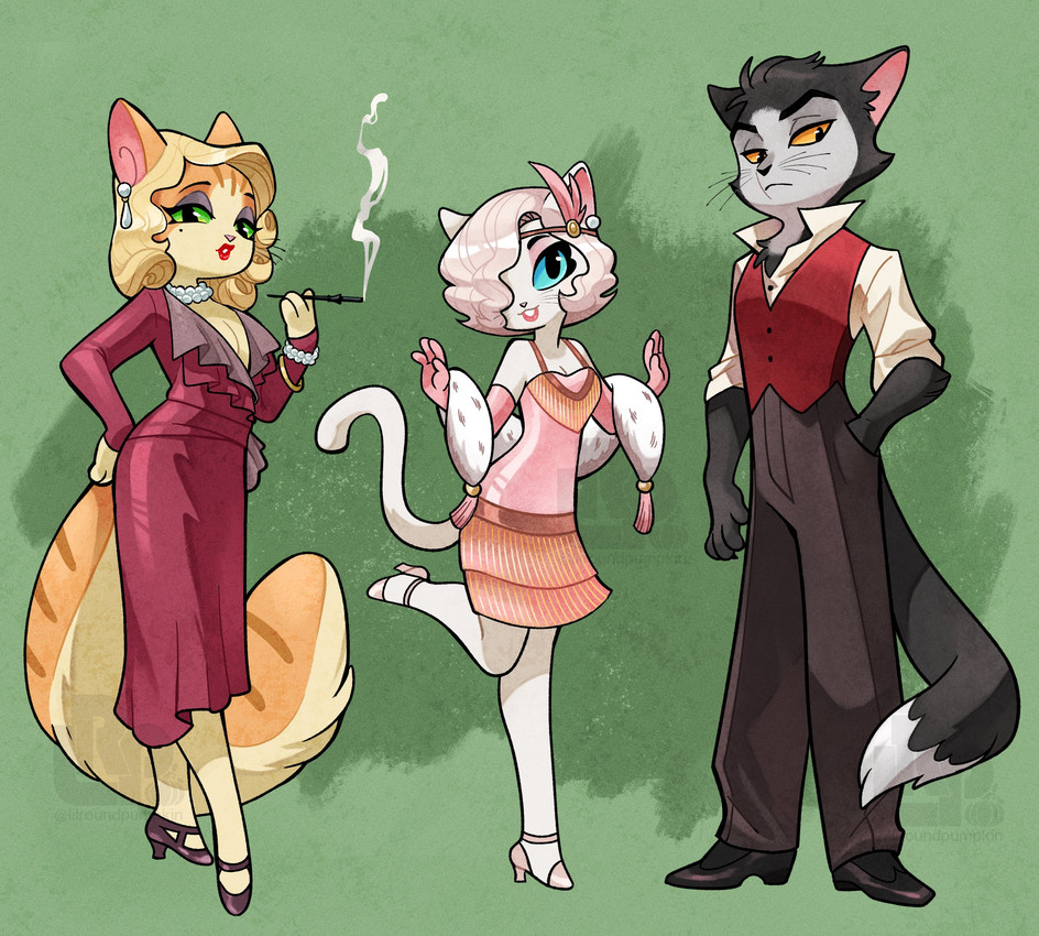 fan character (lackadaisy) created by lilroundpumpkin