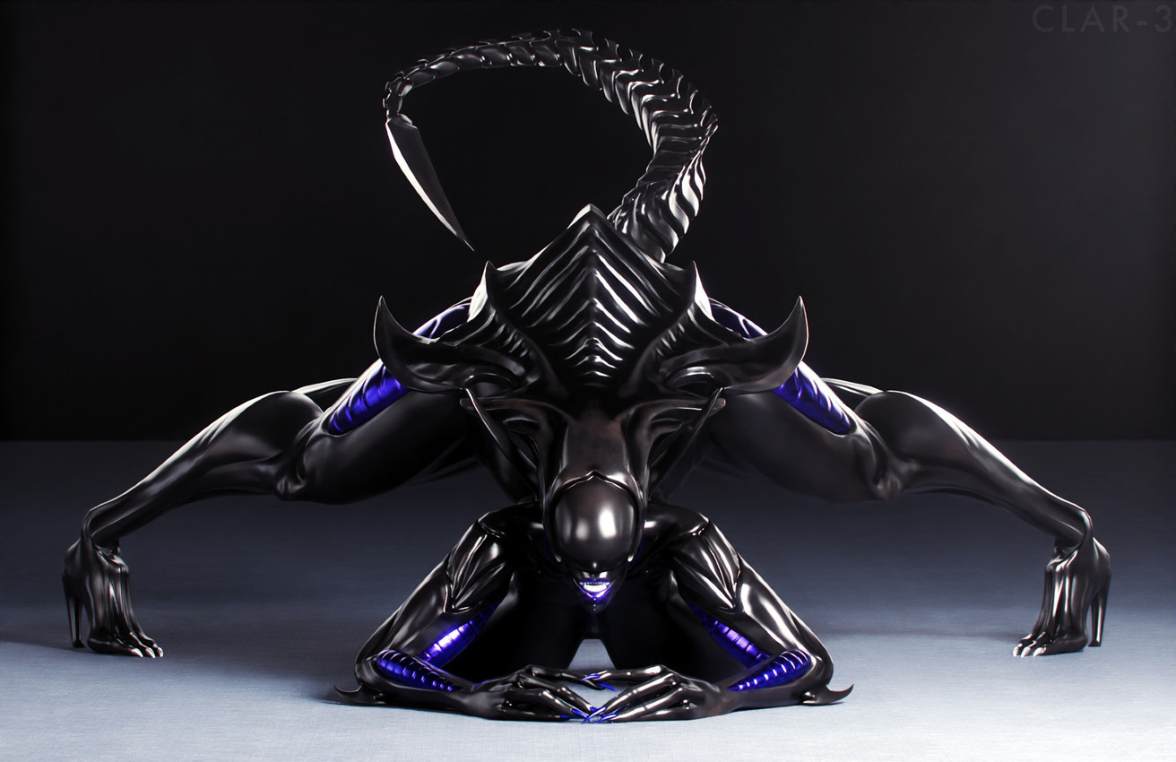 alien queen (alien (franchise)) created by thenicedragon