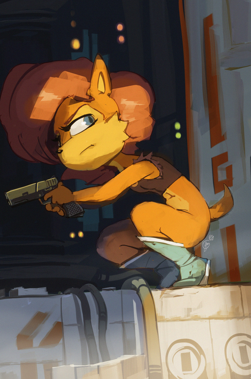sally acorn (sonic the hedgehog (series) and etc) created by edtropolis