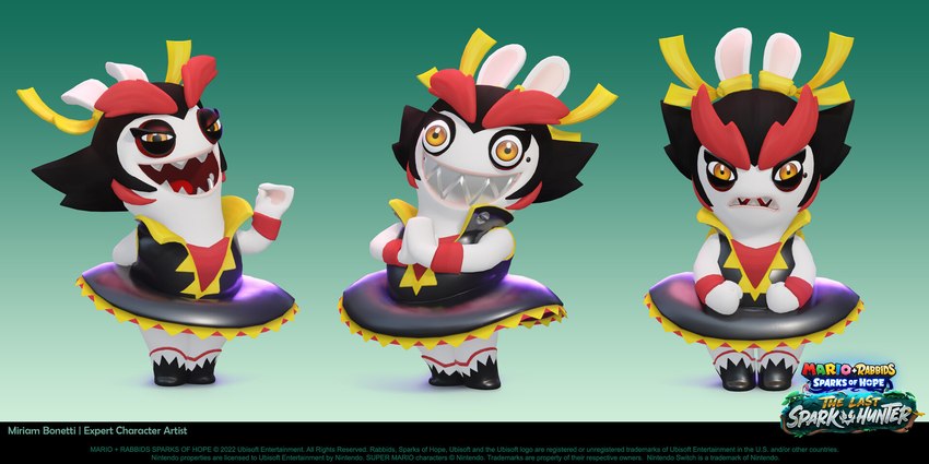 kanya (mario plus rabbids sparks of hope and etc) created by miriam bonetti