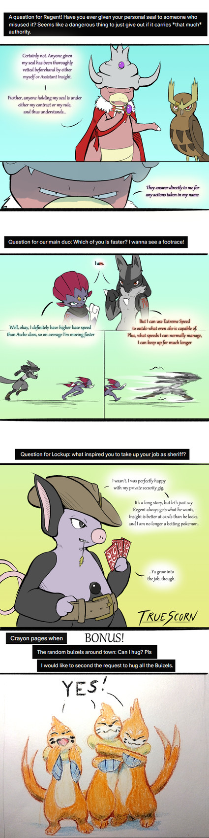 asche and orchid (pokemon mystery dungeon and etc) created by truescorn