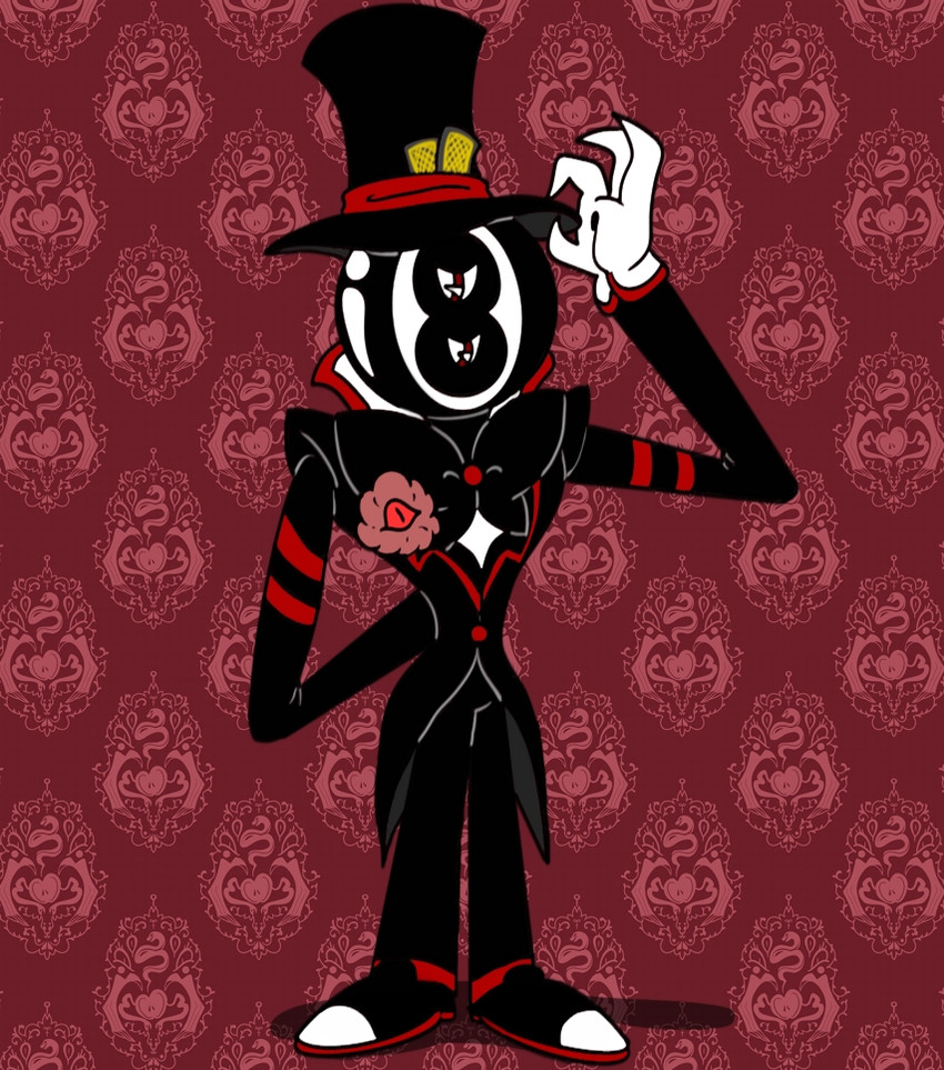 8-ball the magician (hazbin hotel and etc) created by crazy 8 animations