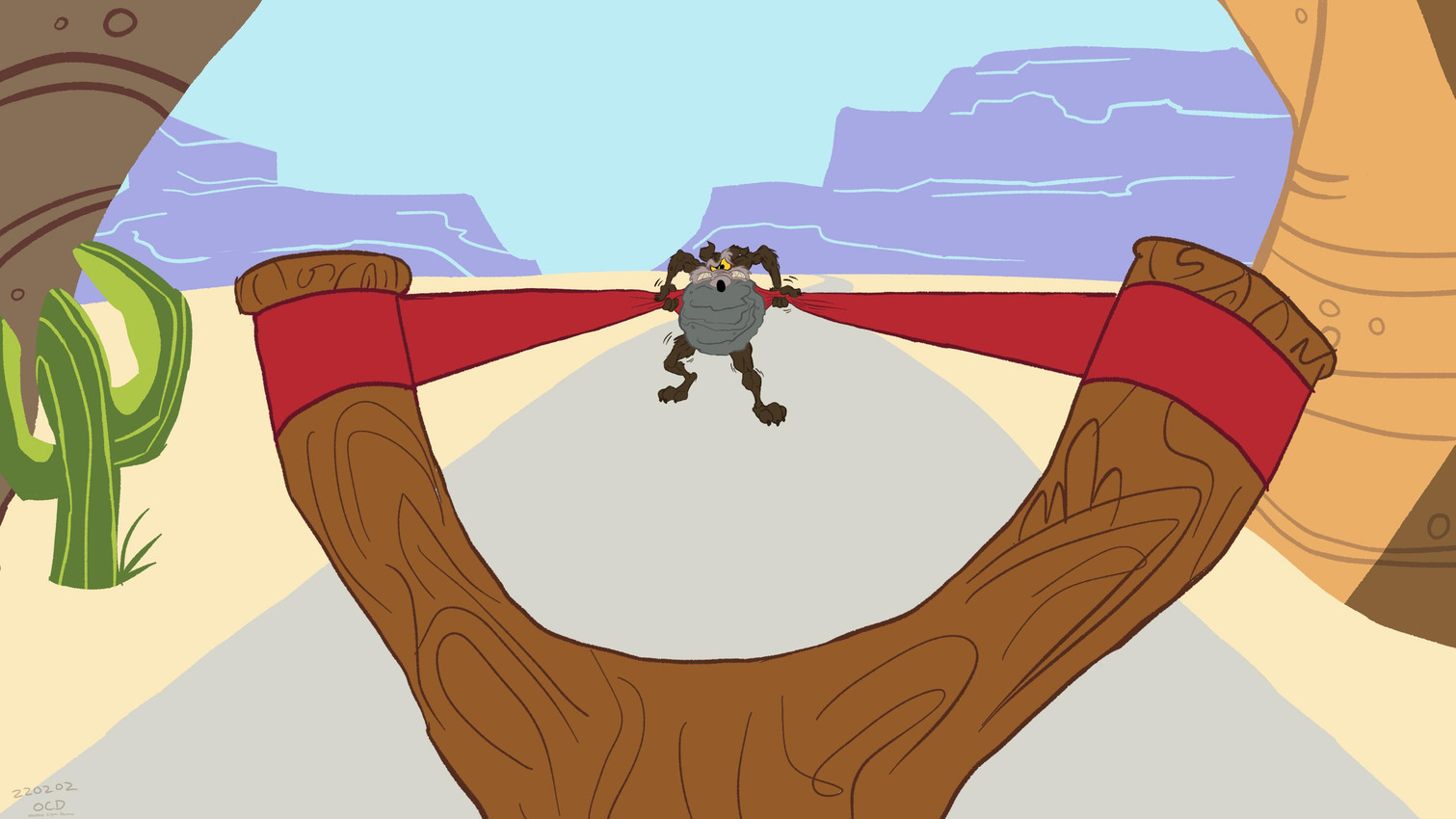 wile e. coyote (warner brothers and etc) created by stevethedragon