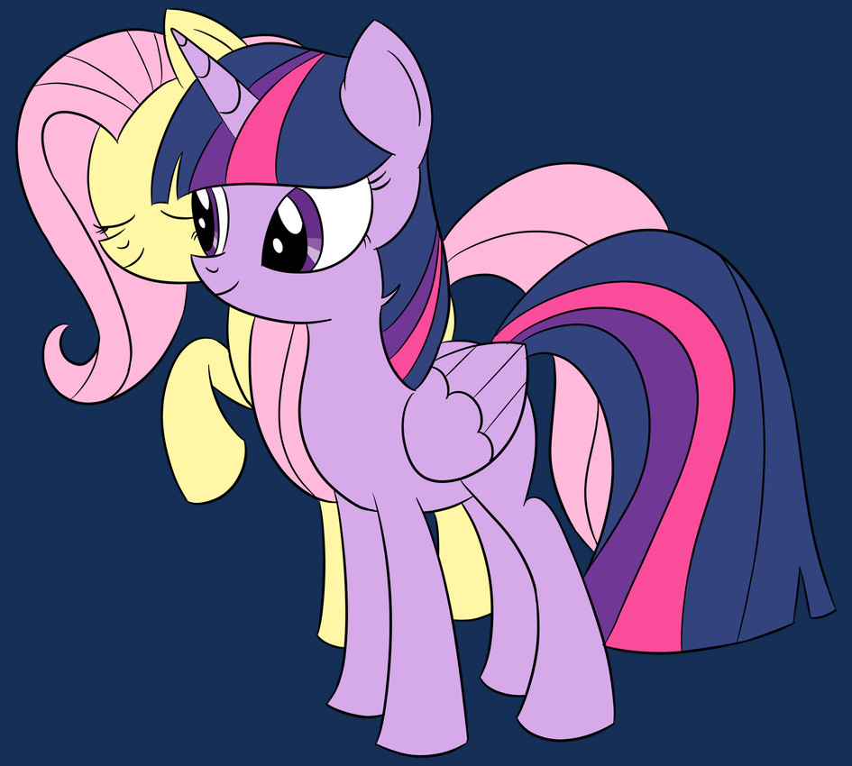fluttershy and twilight sparkle (friendship is magic and etc) created by datapony